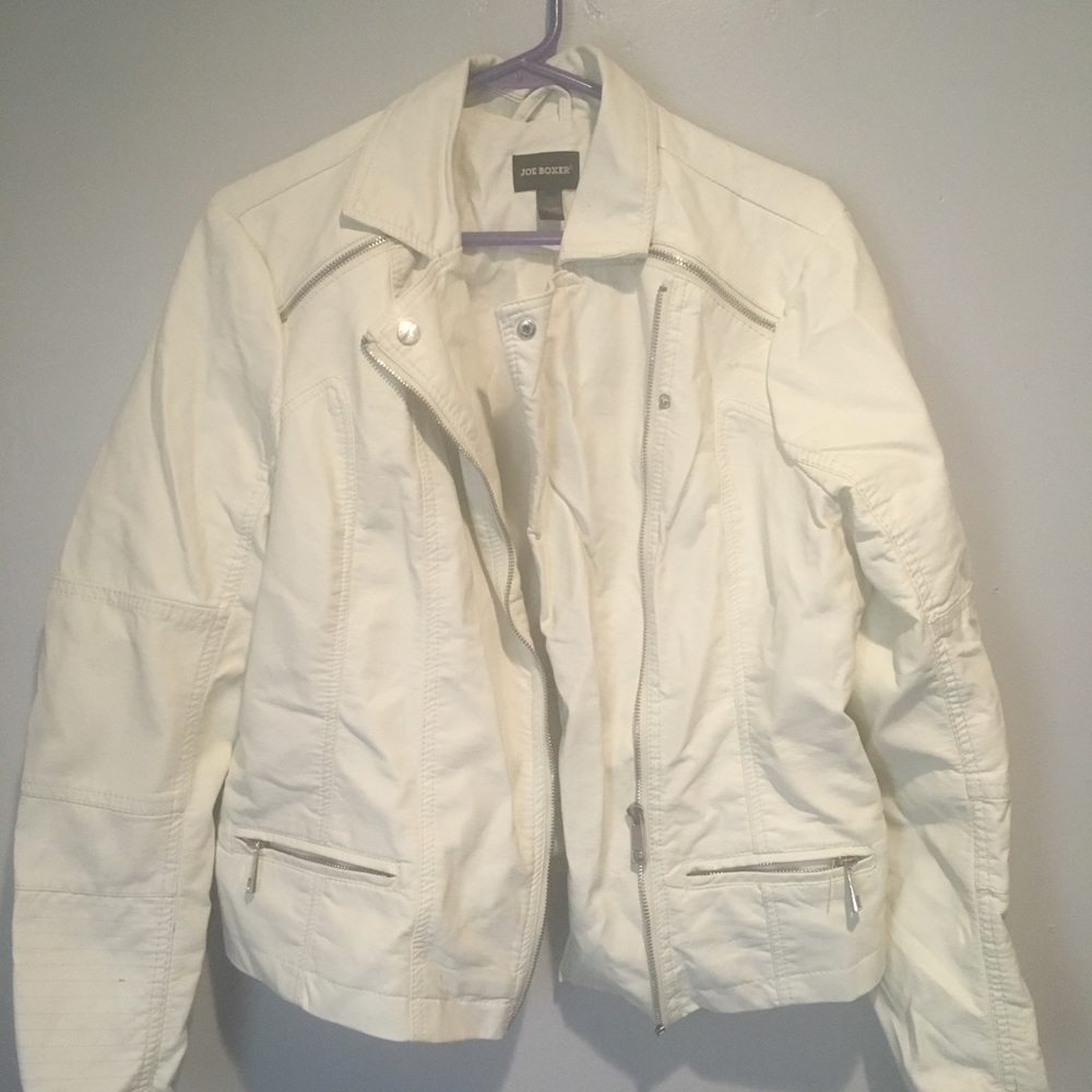 White Leather Jacket
